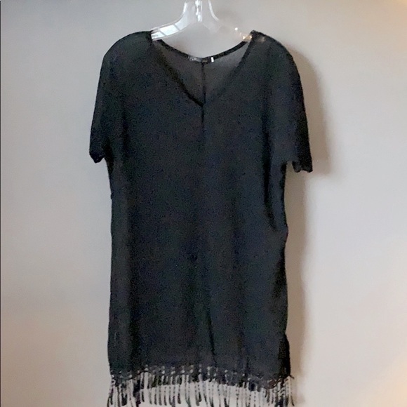 Show Lai Black Bathing Suit Cover Up - Picture 3 of 10